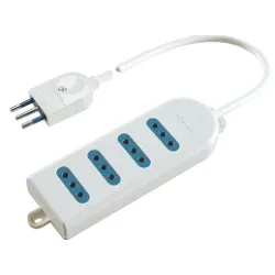 Multipresa tavolo 4P 10A Bianco PP0387 - immagine 1