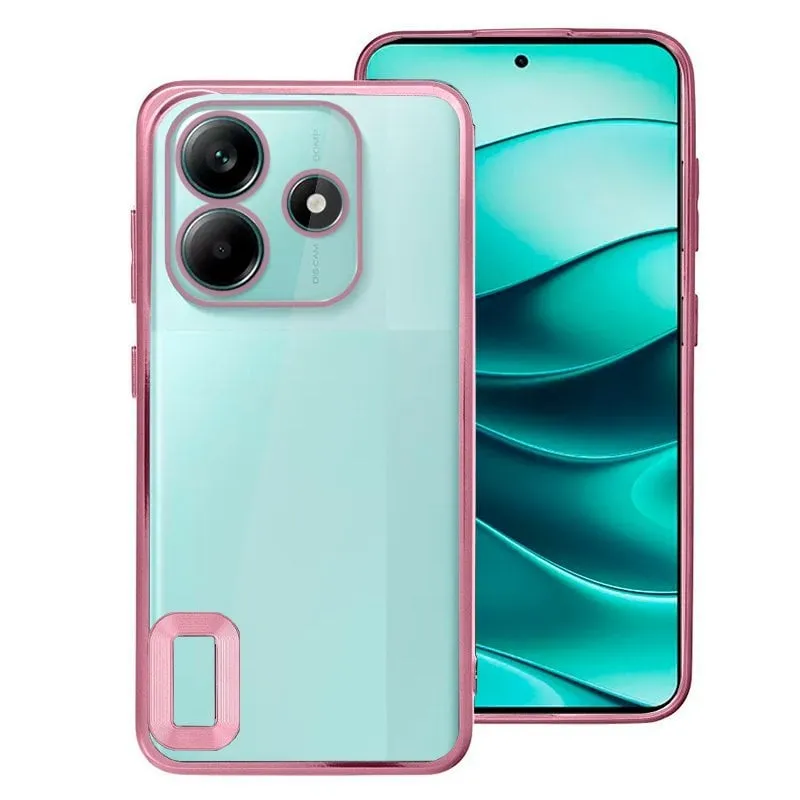 Custodia Cool per Xiaomi Redmi Note 14 5G Metallic Edge (Rosa) - immagine 1