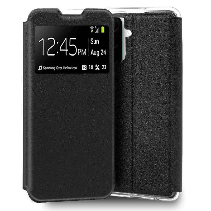 Custodia Flip Cover COOL per Samsung Galaxy A26 5G Nero semplice - immagine 1