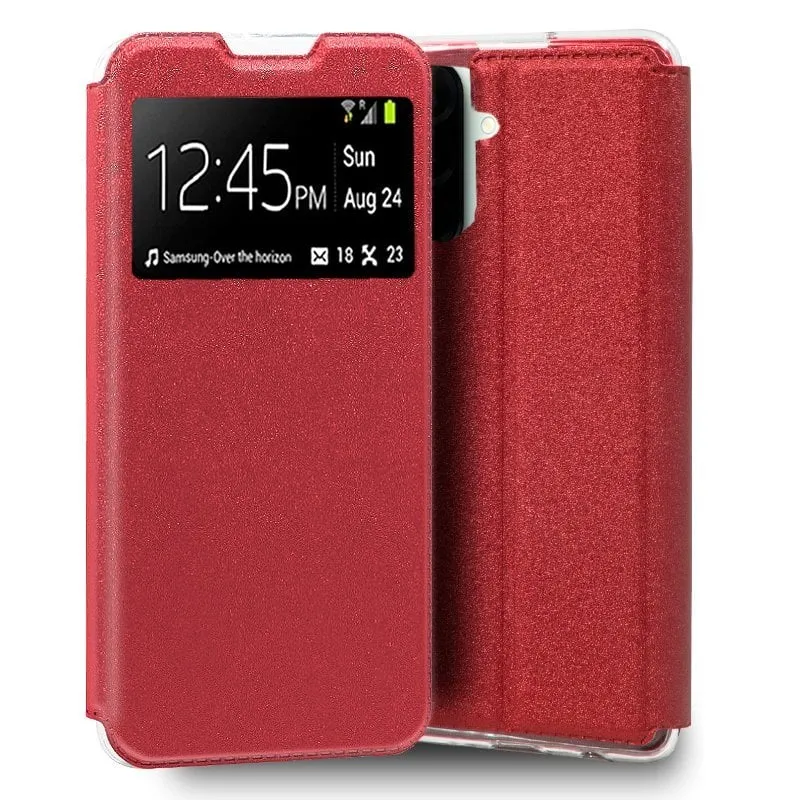 Custodia Flip Cover COOL per Samsung Galaxy A36 5G Rosso Semplice - immagine 1