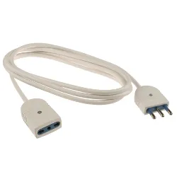 Prolunga elettrica (5m) H05VV-F 3x1 mmq (16A 2P+T) Bianco PP0385R - immagine 1