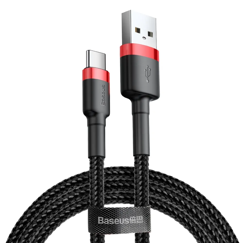 Cavo Dati e Ricarica USB-A - USB-C Baseus Cafule, 60W, 1m, Rosso CATKLF-B91 - immagine 1