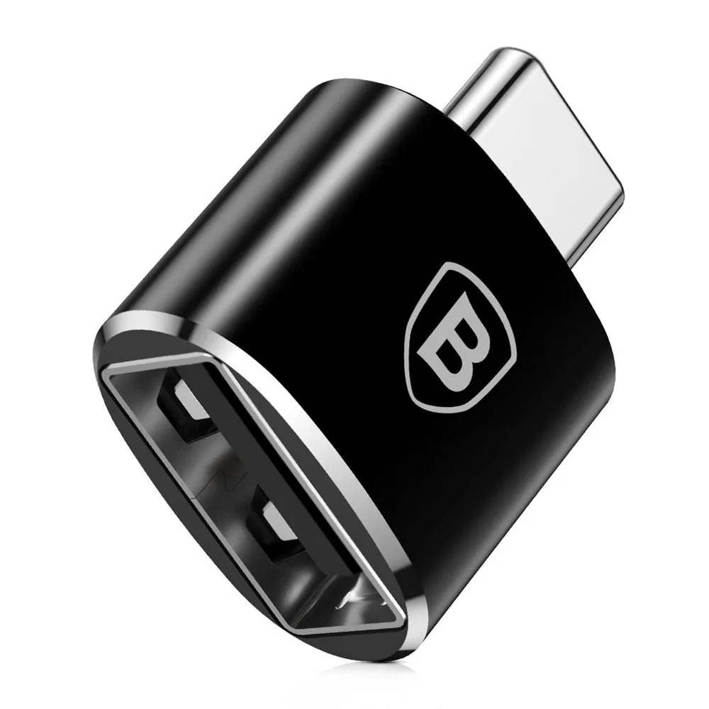 Adattatore OTG USB-C - USB-A Baseus, Nero CATOTG-01 - immagine 1