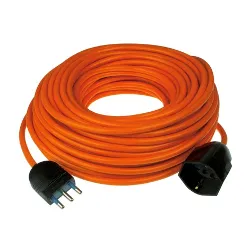 Prolunga elettrica (30m) H05VV-F 3x1,5 mmq (16A 2P+T) GARDEN Arancio PP0379 30 - immagine 1