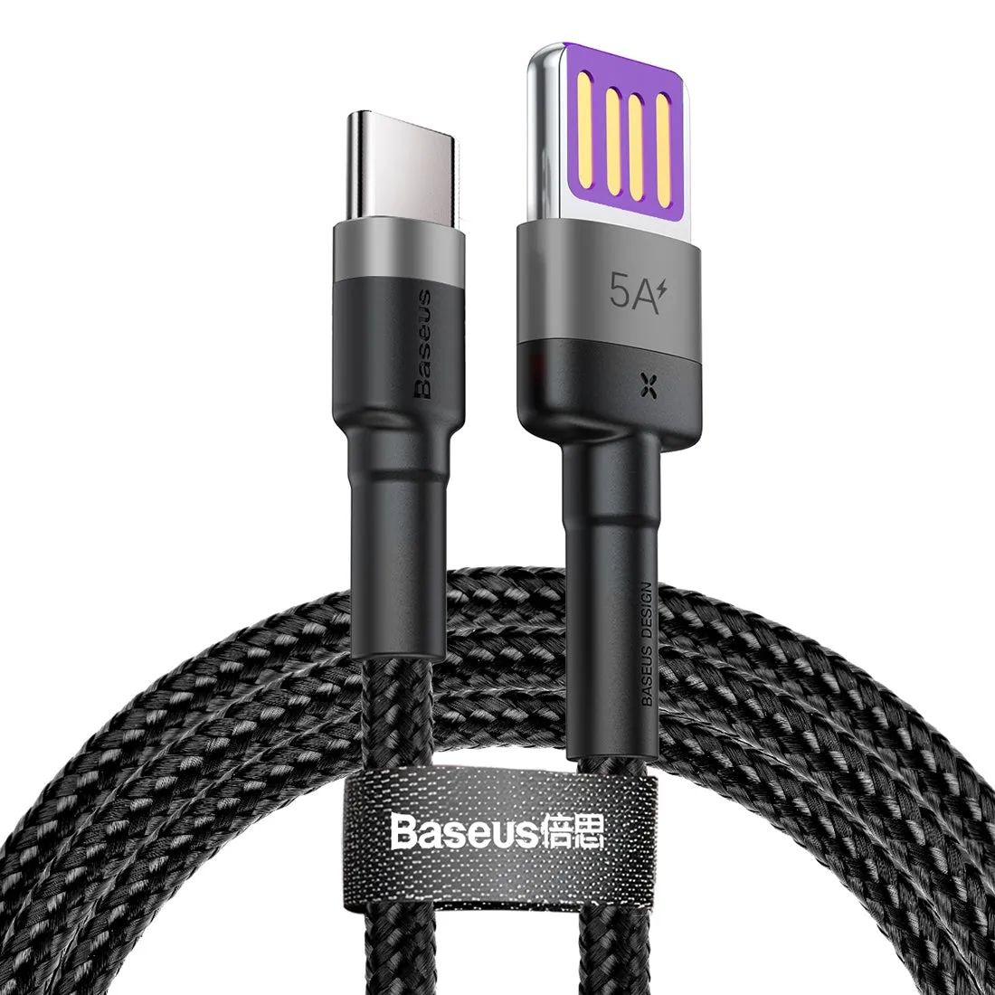 Cavo Dati e Ricarica USB-A - USB-C Baseus Cafule Special Edition, 40W, 1m, Grigio CATKLF-PG1 - immagine 1