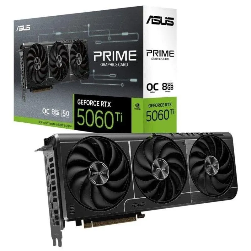 Scheda Grafica ASUS GeForce RTX 5060 Ti OC Edition 8GB GDDR7 Reflex 2 RTX AI DLSS4 - immagine 1
