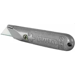 Coltello fisso (140mm) lama acciaio forma trapezoidale 210199 - immagine 1