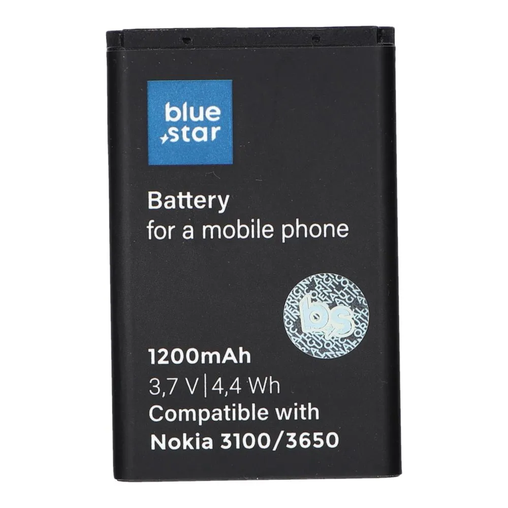 Batteria Blue Star per Nokia 3100, 1200mAh, BL-5C - immagine 1