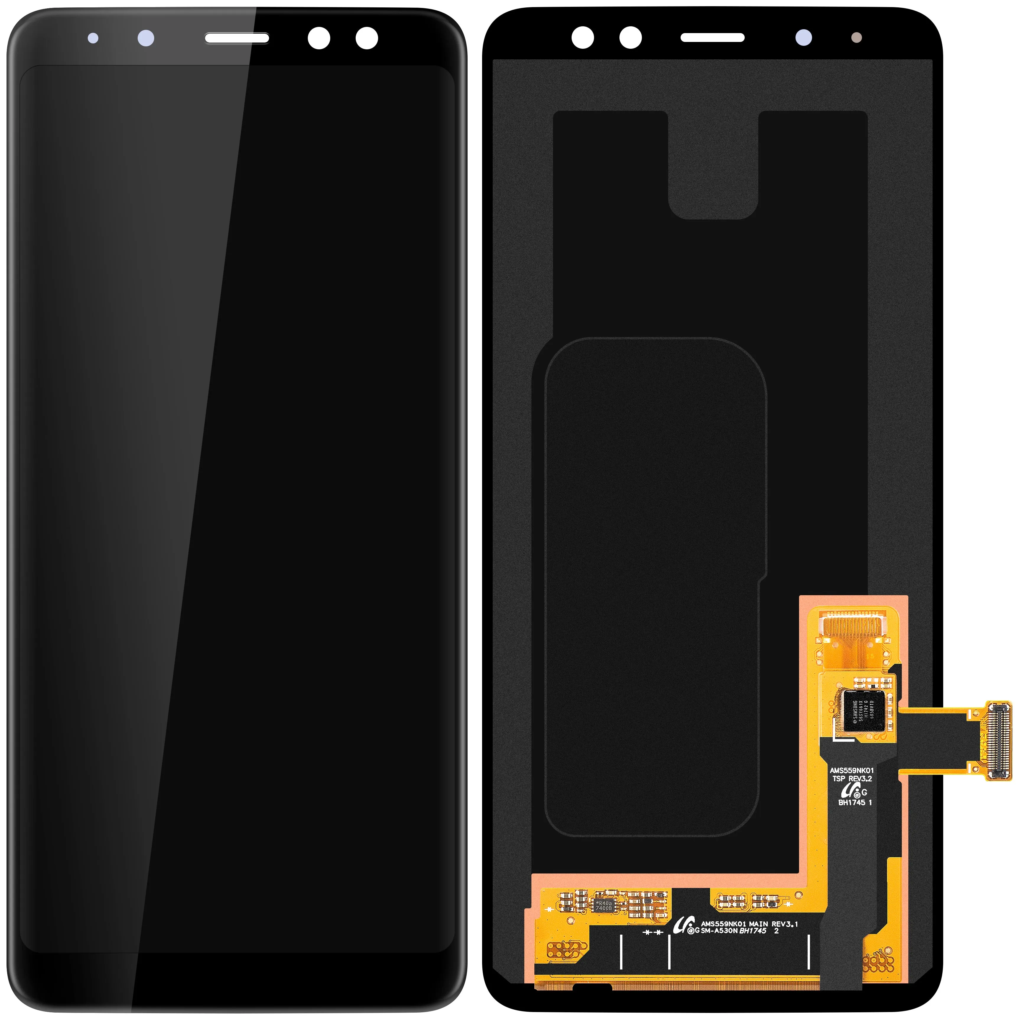 Display con Touchscreen Samsung Galaxy A8 (2018) A530, Service Pack GH97-21406A - immagine 1