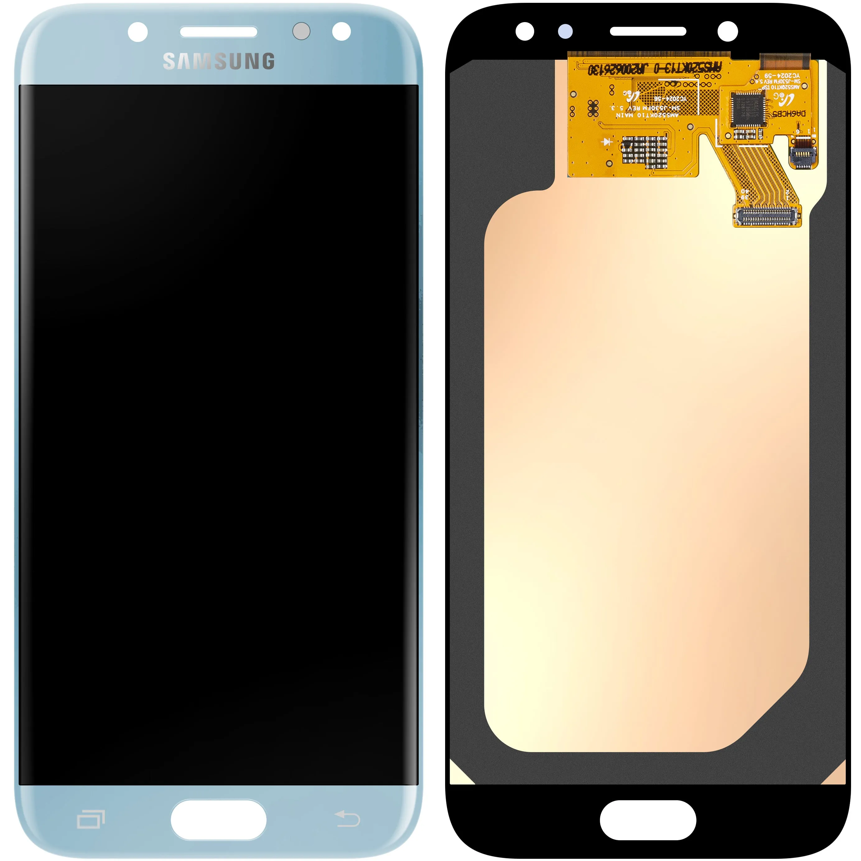 Display con Touchscreen Samsung Galaxy J5 (2017) J530, Blu Service Pack GH97-20738B - immagine 1