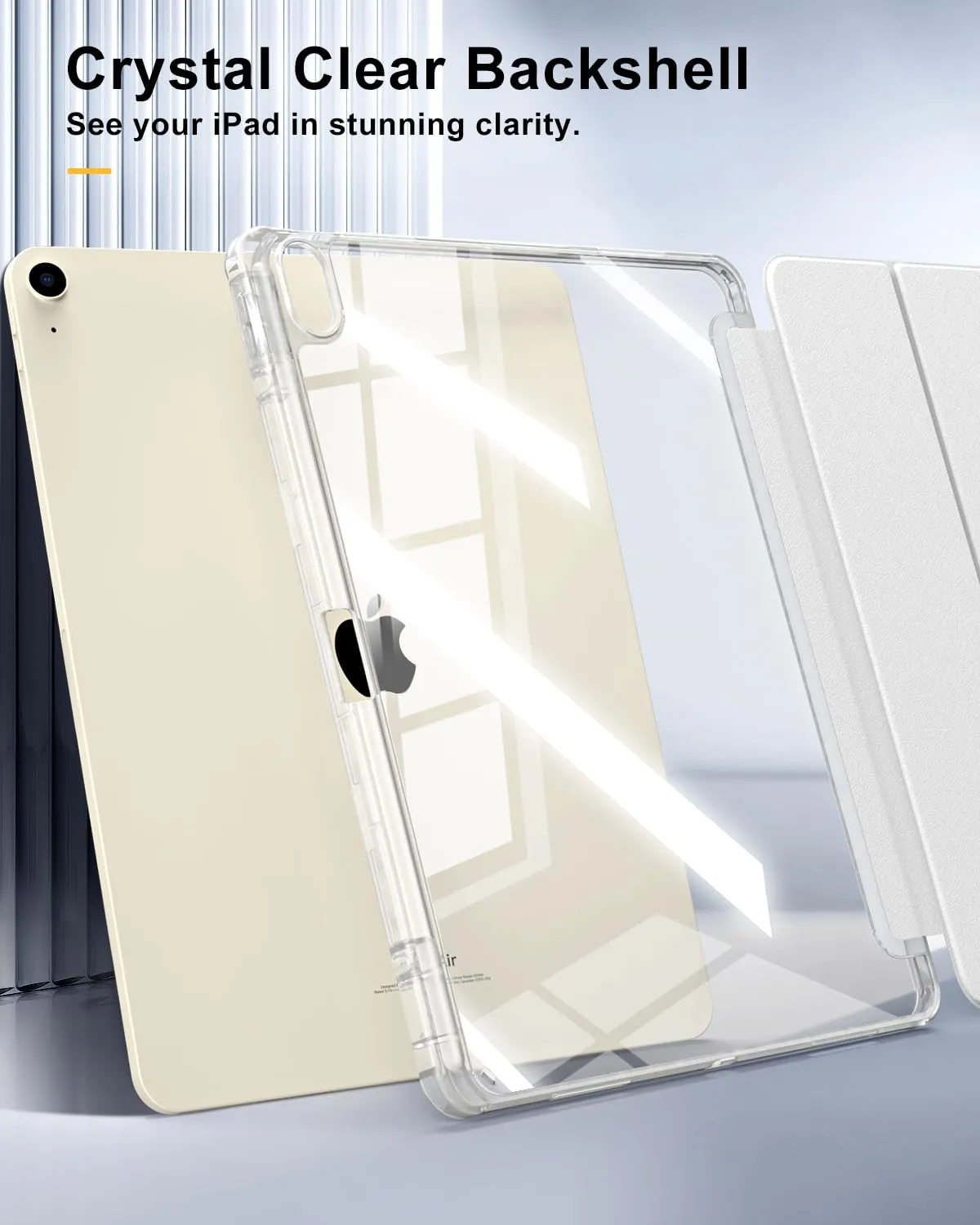 TiMOVO Custodia per iPad Air 13 Pollici (M4/M3/M2-2026/2025/2024), Bianco - immagine 6