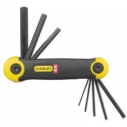 Set chiavi maschio esagonale piegate per brugole 8 pz Nero 269264 - immagine 1