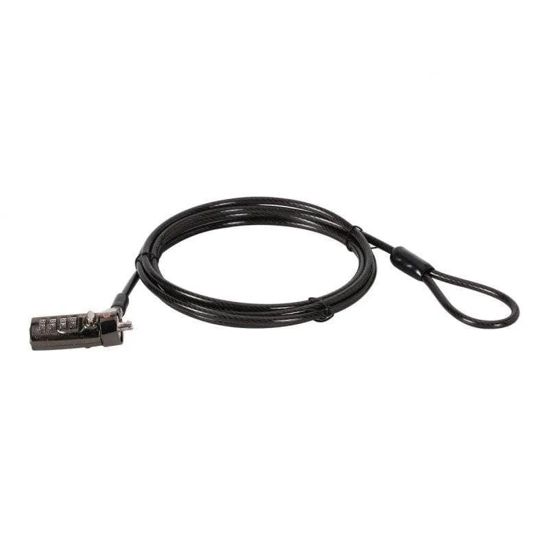 Cavo antifurto Conceptronic CUSTODIO01BN combinazione 1,8 m slot nano nero - immagine 1