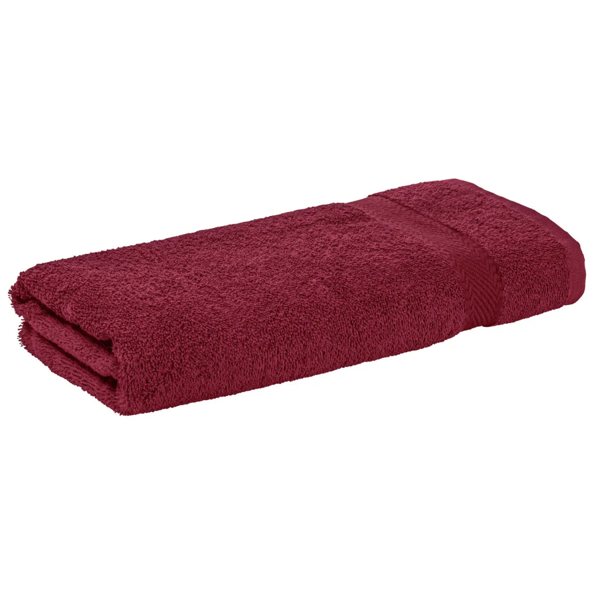 ERWIN M. Telo doccia Bermuda 2.0; 70x140 cm (LxL); bordeaux - immagine 1