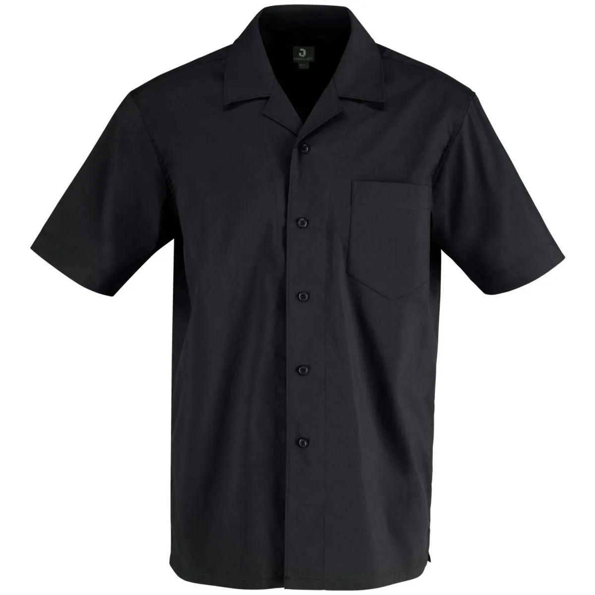 JOBELINE Camicia da uomo Magnum Maniche corte; Taglia 43/44; nero - immagine 1