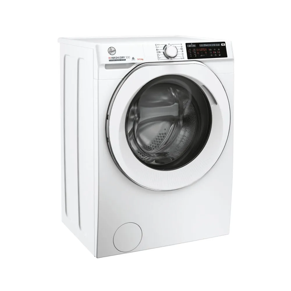 Hoover, H-WASH&DRY 500 HD 495AMC/1-S Lavasciuga Slim 9 + 5 kg, Classe A/D, 1400 RPM, Motore Inverter, 18 Programmi, WiFi, AxLxP 85x60x47 cm [Classe di efficienza energetica A] - immagine 3