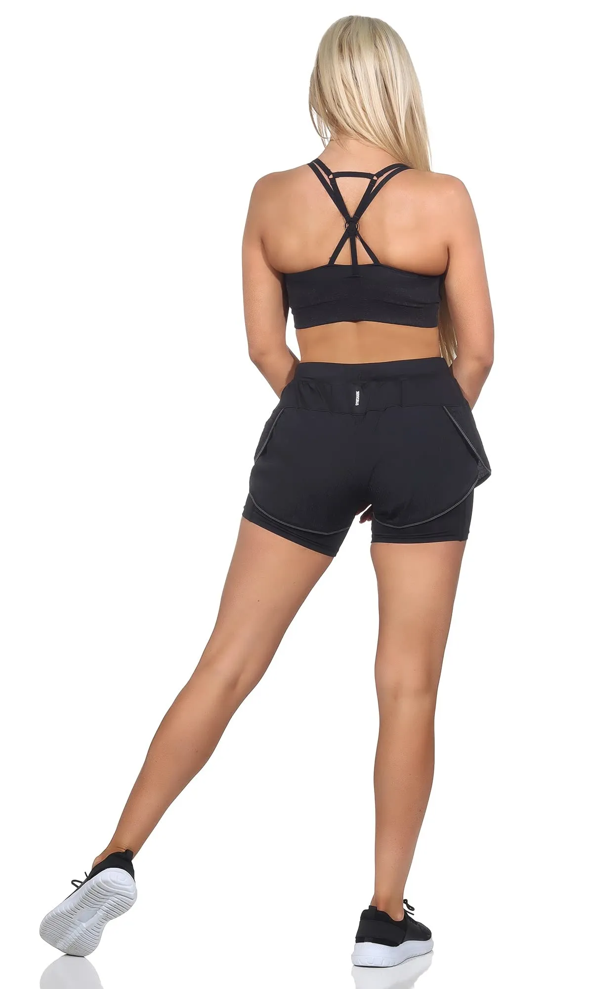 GYMSHARK Pantaloncini da donna Speed 2 in 1, Nero , XS - immagine 5
