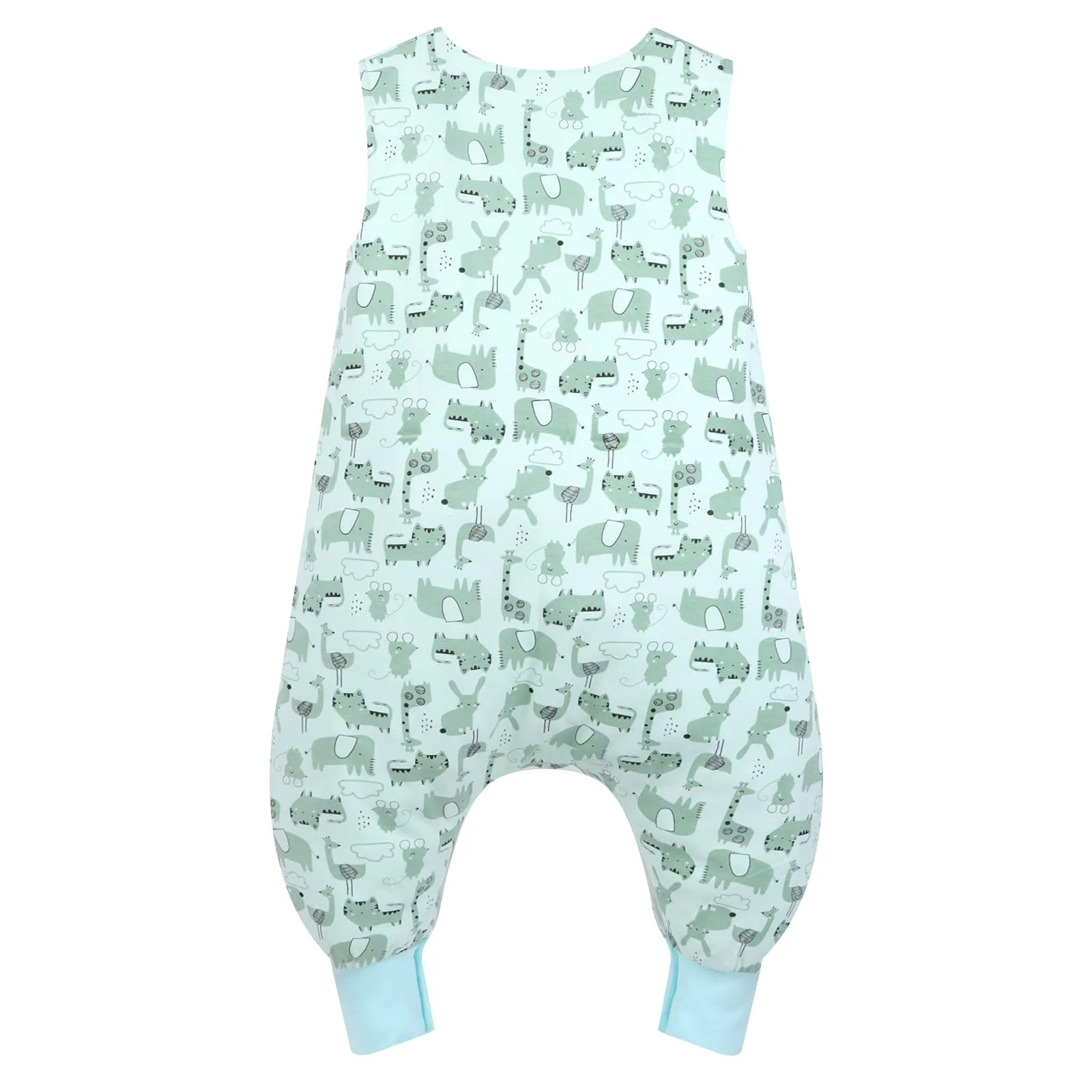 WYTbaby Sacco Nanna con Piedini 1.0 Tog, 100% Cotone Ultra-Morbido, Facile da Indossare, Ideale per il Sonno dei Neonati, Sacco Nanna Adatto per Bambini da 3-4 Anni - immagine 8