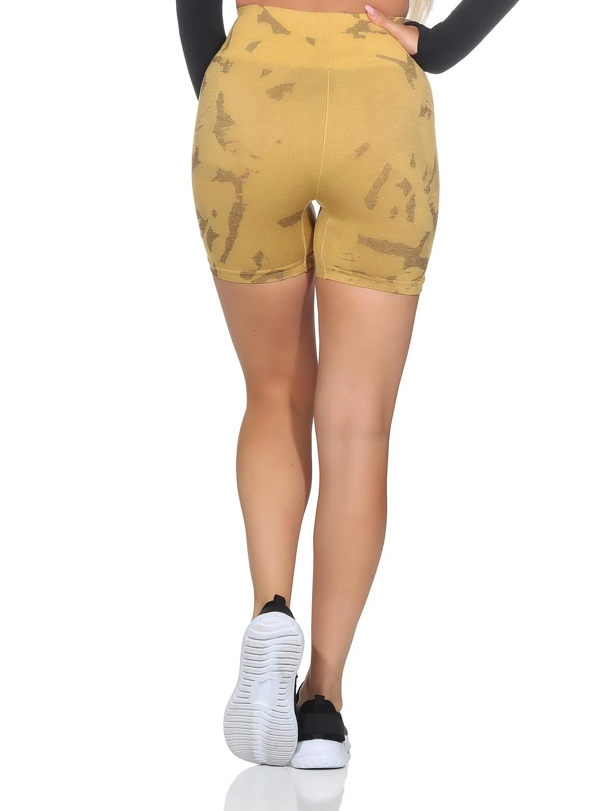 GYMSHARK Adapt Camo Seamless Pantaloncini da donna, M - immagine 3