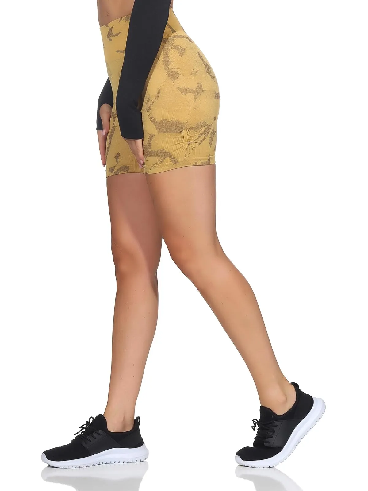 GYMSHARK Adapt Camo Seamless - Pantaloncini da donna, XS - immagine 2