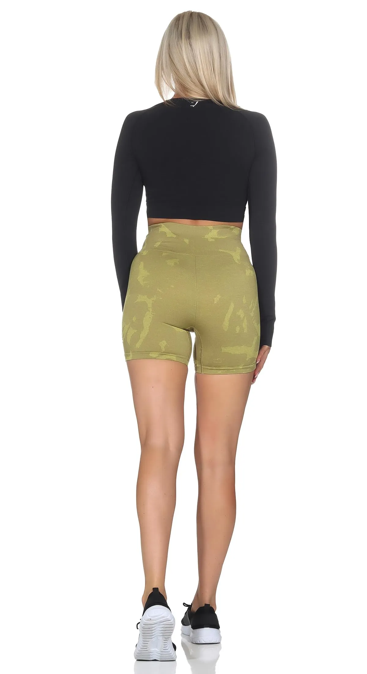 GYMSHARK Adapt Camo Seamless Pantaloncini da donna, S - immagine 6