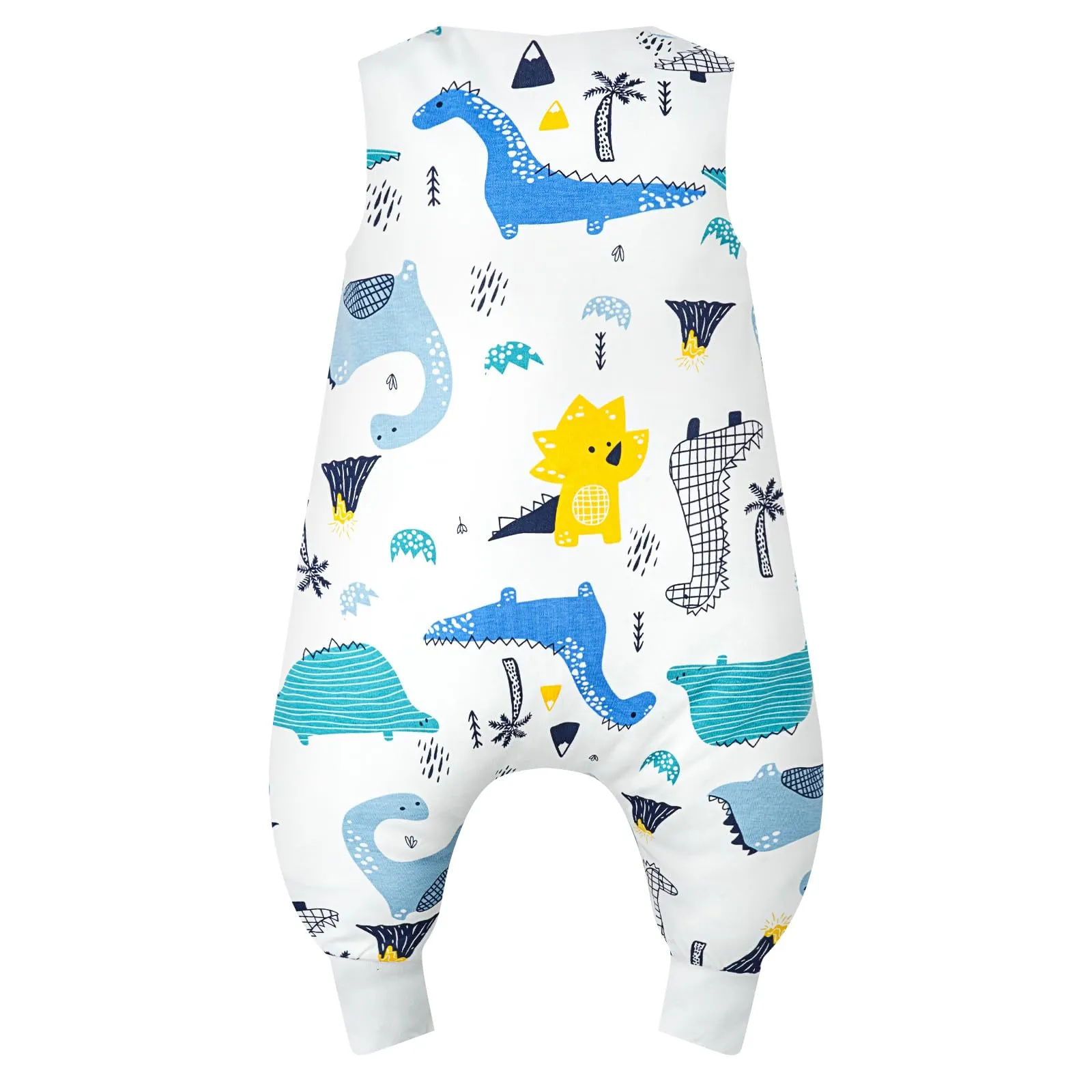 WYTbaby Sacco Nanna con Piedini 1.0 Tog, 100% Cotone Ultra-Morbido, Facile da Indossare, Ideale per il Sonno dei Neonati, Sacco Nanna Adatto per Bambini da 6-18 Mesi - immagine 7