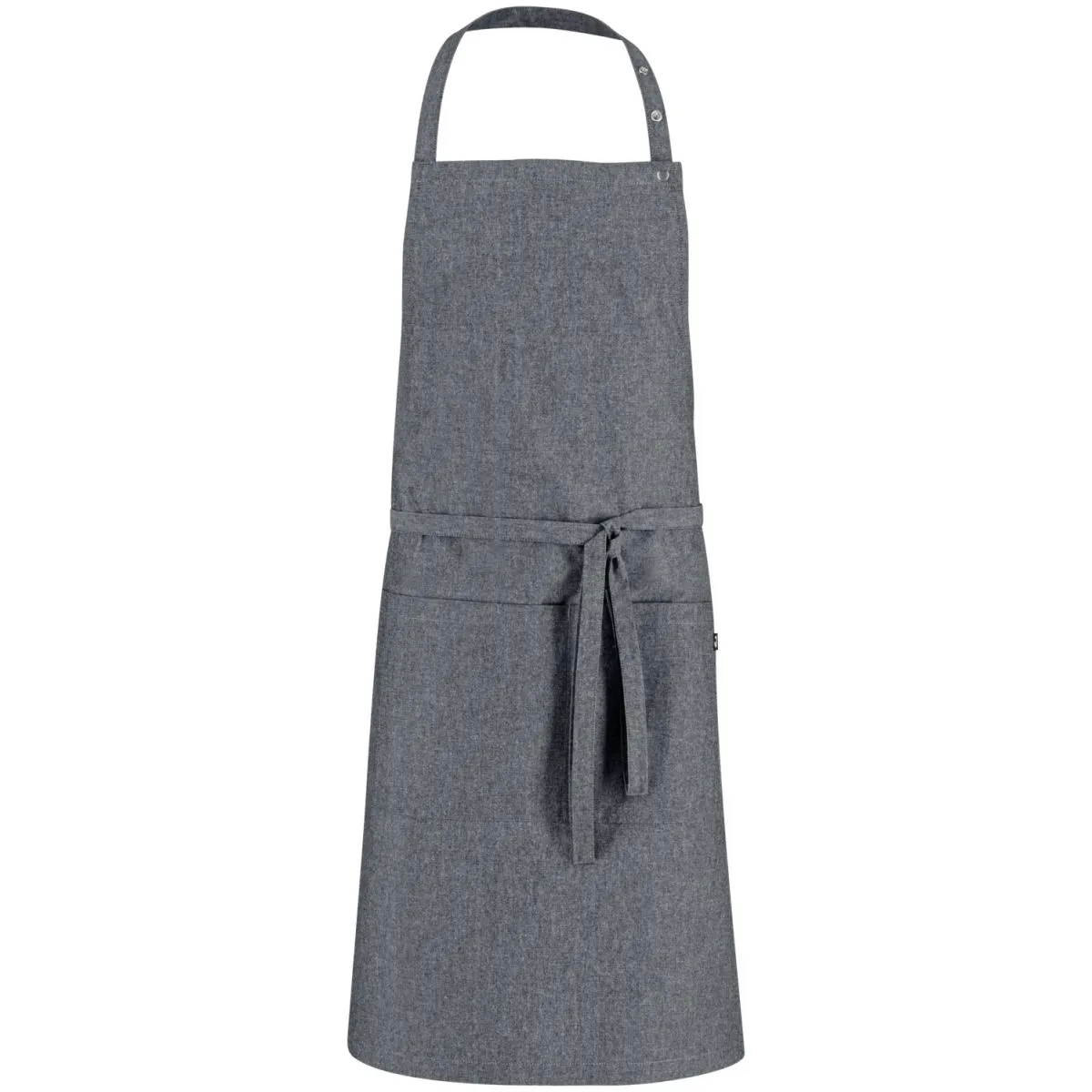 JOBELINE Grembiule con pettorina Nando Chambray 88x80 cm (LxL); 88x80 cm (LxL); grigio - immagine 1