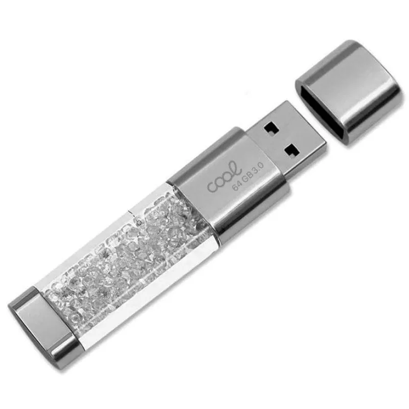 Cool Crystal Pen Drive USB 3.0 64 GB Bianco - immagine 1