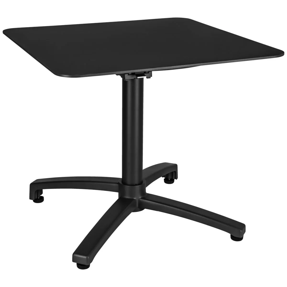 VEGA Tavolo lounge in alluminio per esterni Taipa quadrato; 60x60x50 cm (LxLxH); Piano tavolo nero, struttura nero; quadrata - immagine 1