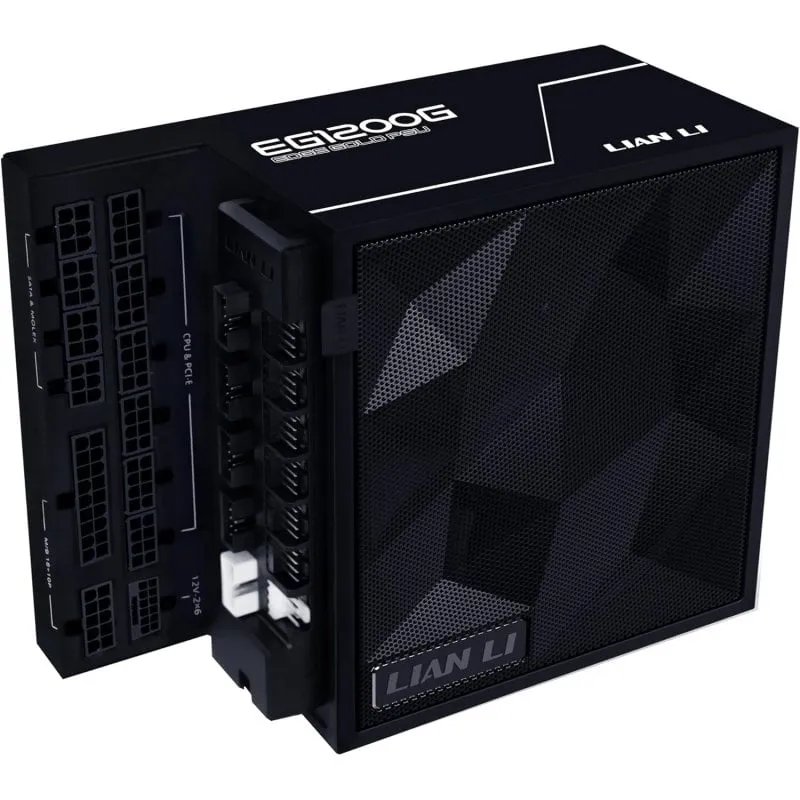 Lian Li EG1200G alimentatore per computer 1200 W 24-pin ATX 3.1 Nero - immagine 1