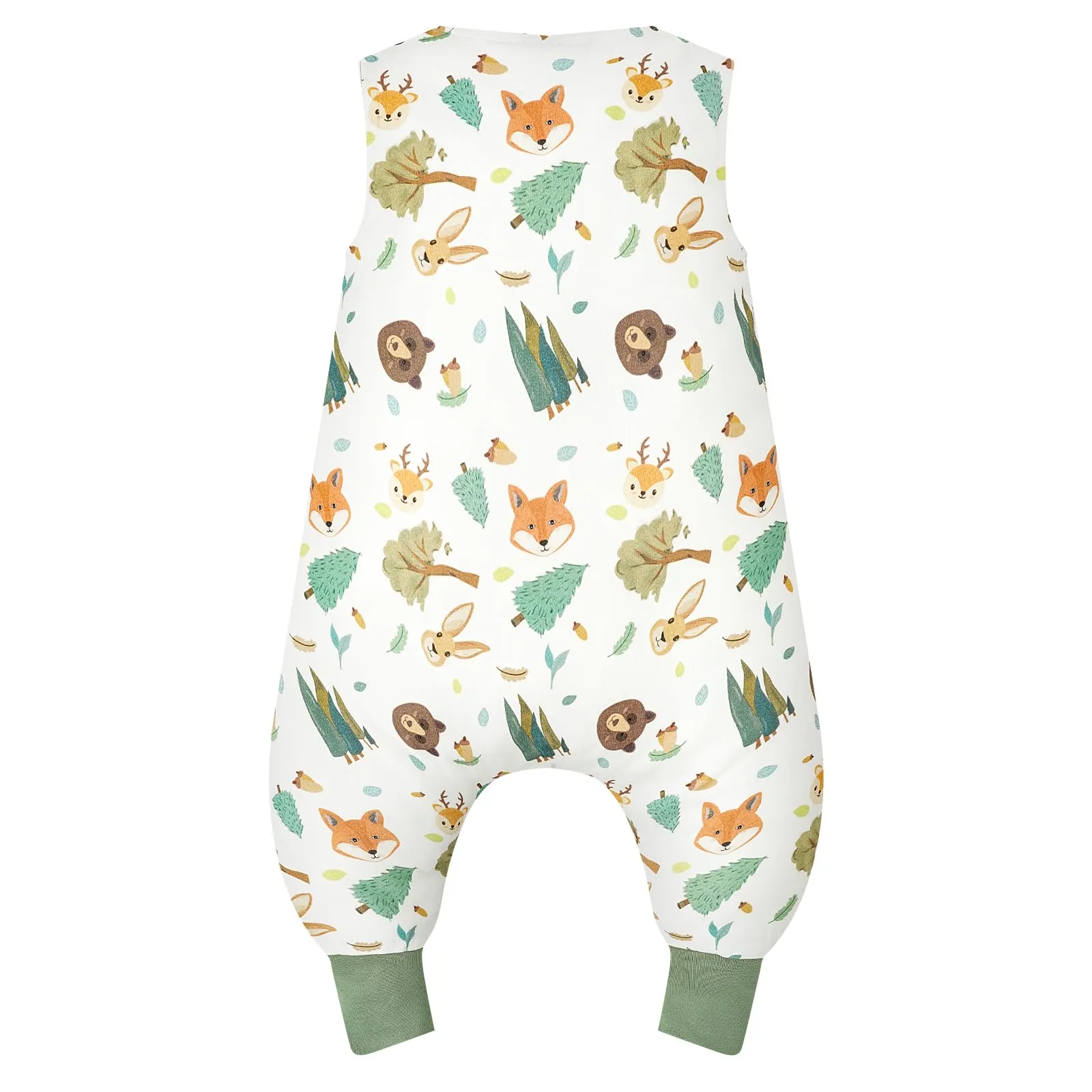 WYTbaby Sacco Nanna con Piedini 100% Cotone Sacco Nanna 1 Tog Tutto l'anno Sacco Nanna per Bambini 2-3 Anni - immagine 7