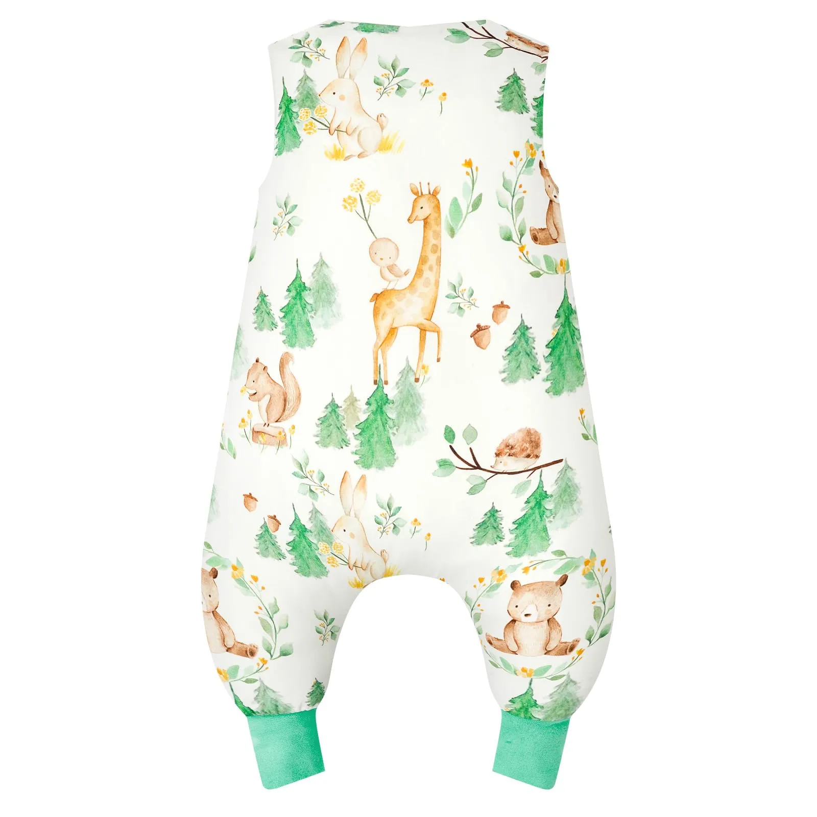 WYTbaby Sacco Nanna con Piedini 100% Cotone Sacco Nanna 1 Tog Tutto l'anno Sacco Nanna per Bambini 3-4 Anni - immagine 7
