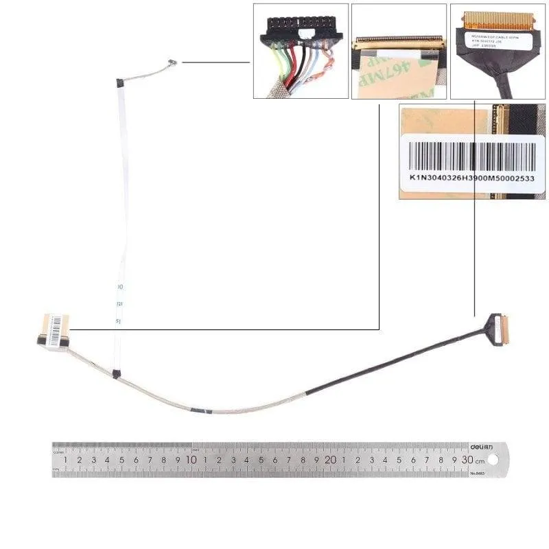 Cavo LCD/LED MSI GF65 GF63 MS16RW/W1 MS-16R4 40 pin - immagine 1