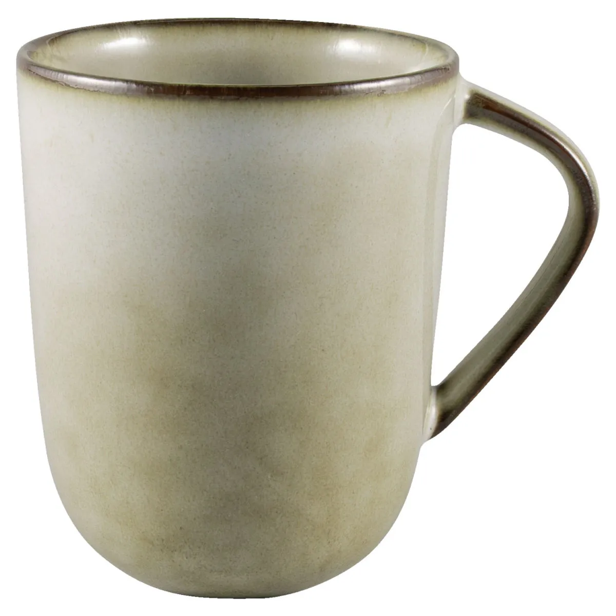 6x PULSIVA Tazze Vintage; 460 ml, 9x11 cm (ØxH); beige; 6 pz. / Pacco - immagine 1