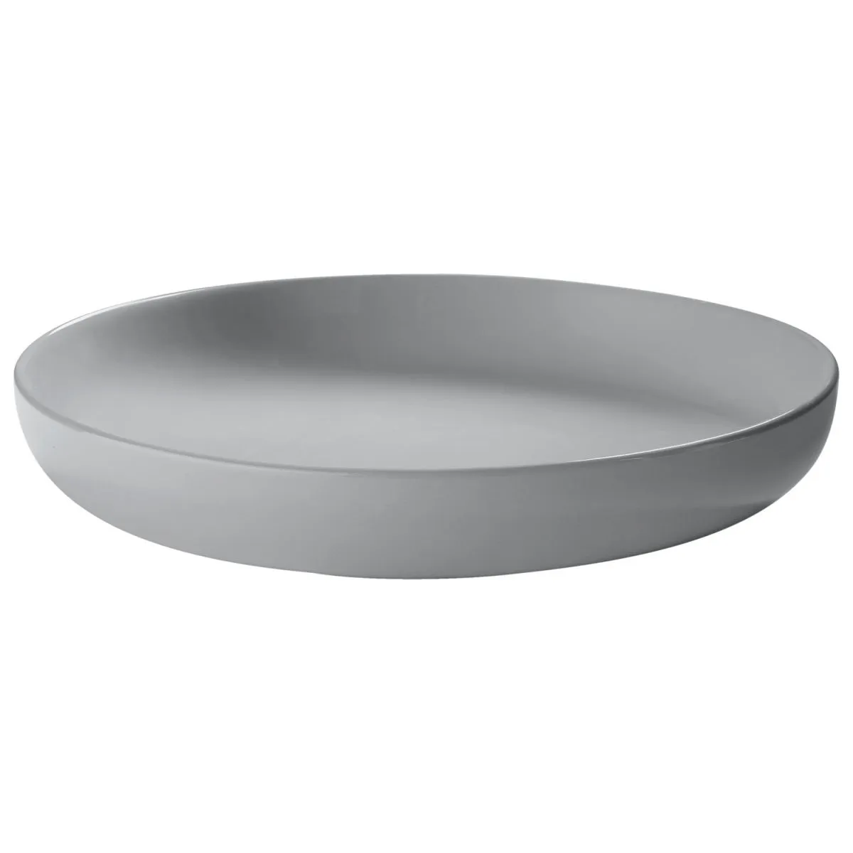 6x PULSIVA Piatto Guscia fondo; 800 ml, 22.4x4.3 cm (ØxH); grigio; rotonda; 6 pz. / Pacco - immagine 1