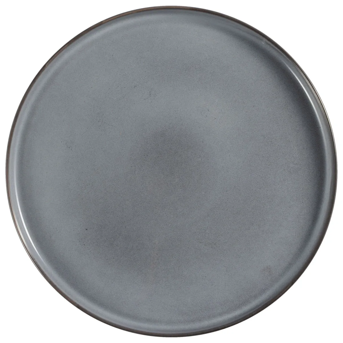 4x PULSIVA Piatto Vintage piano; 28x1.8 cm (ØxH); grigio; rotonda; 4 pz. / Pacco - immagine 1