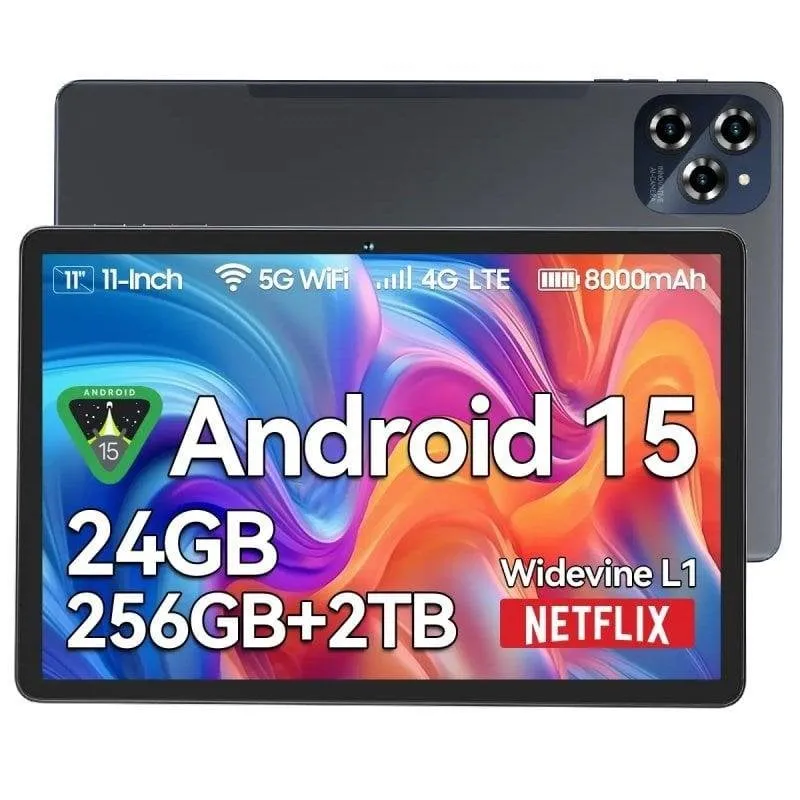 Tablet TABWEE W90 4G 11" 24GB 256GB Grigio - immagine 1