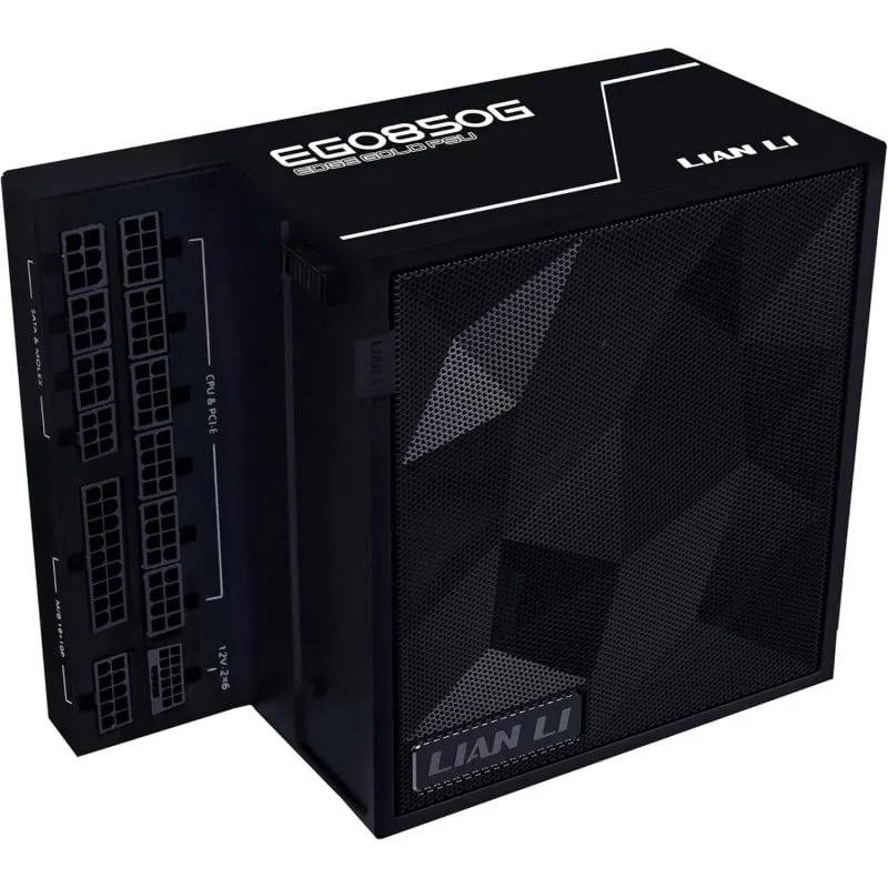 Lian Li EG0850G alimentatore per computer 850 W 24-pin ATX 3.1 Nero - immagine 1