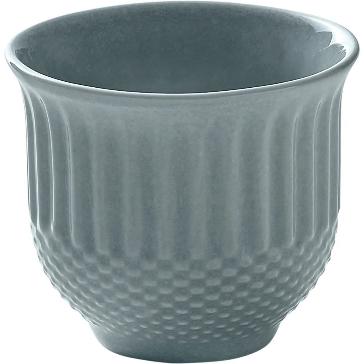 6x HEART&SOUL Tazza Pine Relief 0,3l; 300 ml, 9x8 cm (ØxH); blu chiaro; 6 pz. / Pacco - immagine 1