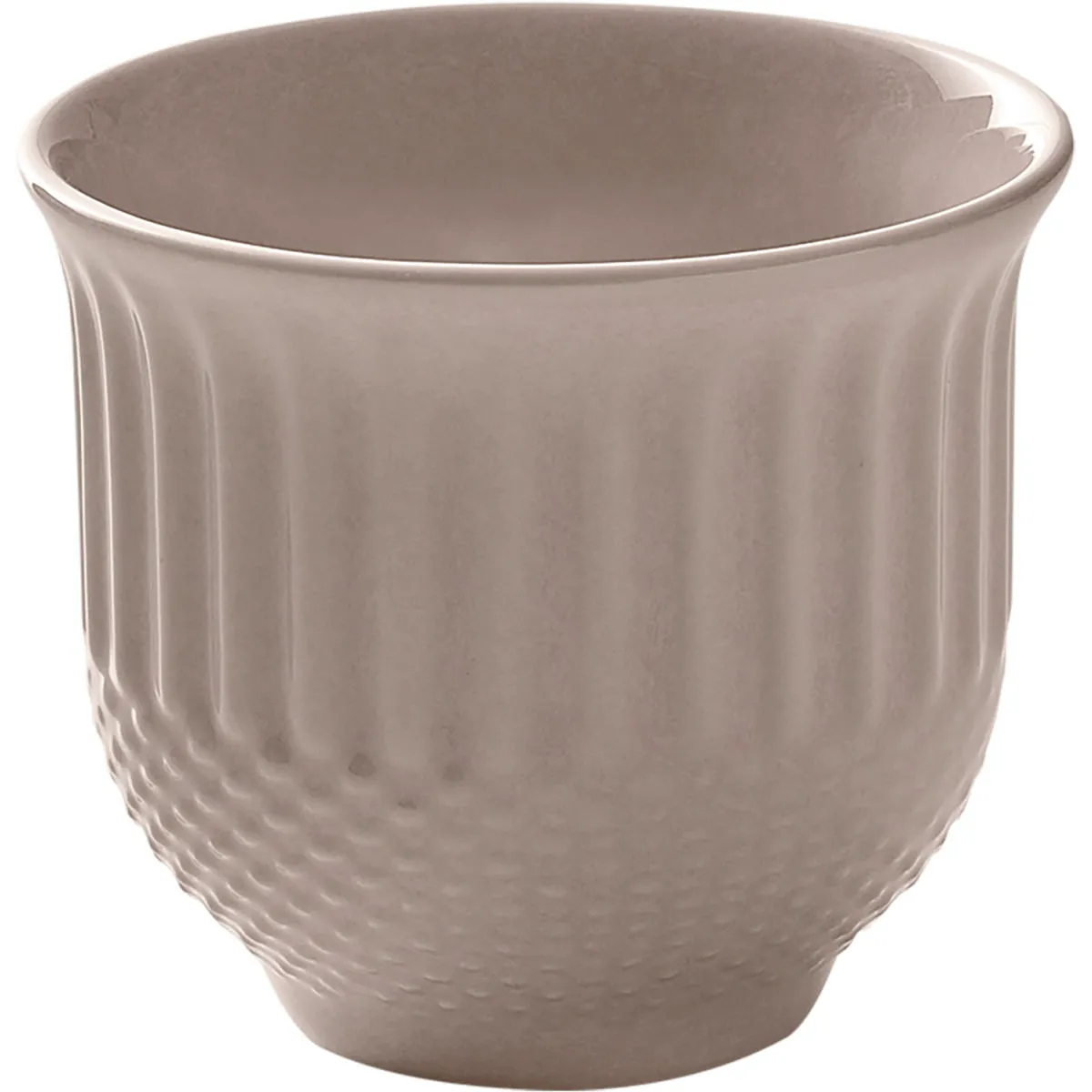 6x HEART&SOUL Tazzina caffè Pine Relief 0.08l; 90 ml, 6x5.8 cm (ØxH); rosé; 6 pz. / Pacco - immagine 1