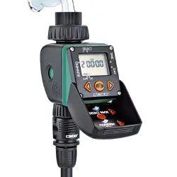 Programmatore per rubinetto Aquauno Video 2 (9V) per microirrigazione goccia RAINJET 8428 - immagine 1