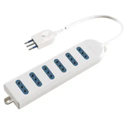Multipresa tavolo 6P 10A Bianco PP0396 - immagine 1