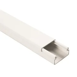 Canalina elettrica piatta 1 via 30x15 mm (200cm) Bianco PP0216 - immagine 1
