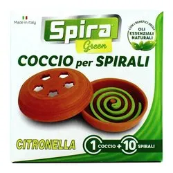 Insetticida spirale antizanzara con contenitore 10 pz GREEN 75985 - immagine 1