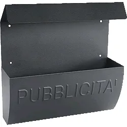 Cassetta pubblicità (31x10x31cm) Grigio ghisa RECLGH - immagine 1