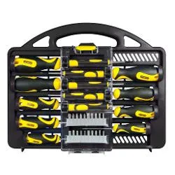Set cacciaviti assortiti con accessori 34 pz STHT062141 - immagine 1