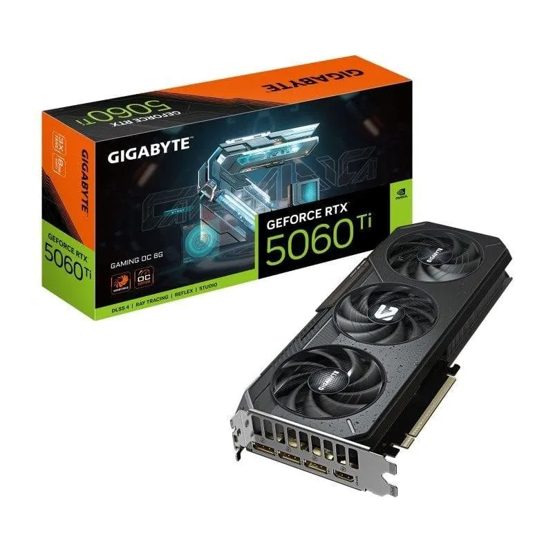 Scheda Grafica Gigabyte GeForce RTX 5060 Ti GAMING OC 8GB GDDR7 Reflex 2 RTX AI DLSS4 - immagine 1