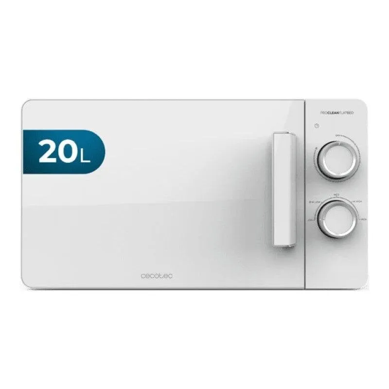 Microonde Cecotec Proclean 3020 Flatbed 20 Litri 700W Senza Piatto Modo Scongelamento - immagine 1