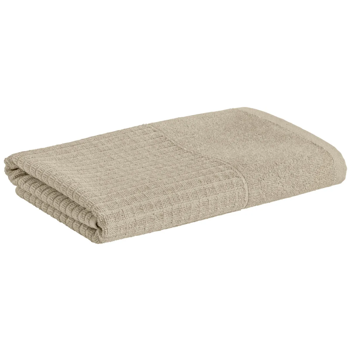ERWIN M. Telo doccia Alassio; 70x140 cm (LxL); beige - immagine 1