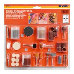 Set accessori per miniutensili rotativi 105 pz 510900 - immagine 1